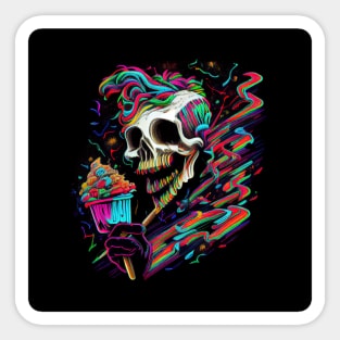 Cereal Killers - Skull Cupcake? Sticker